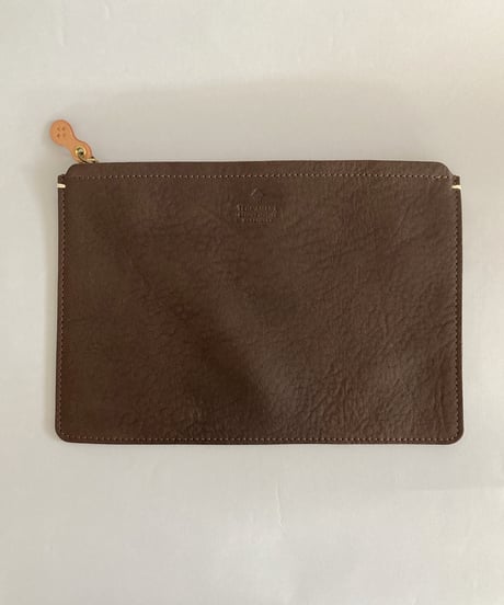 TEHA'AMANA/Square pouch/L/ブラウン