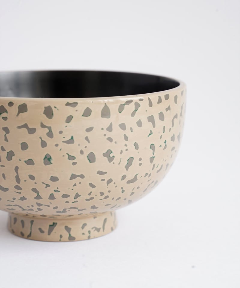 津軽塗/汁椀/ベージュ×グリーン | FB-TERRACE