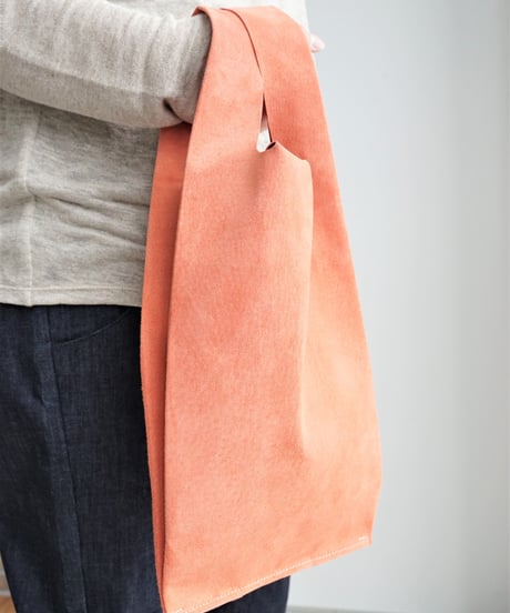 TEHA'AMANA/Pig suede shopping bag/コーラル