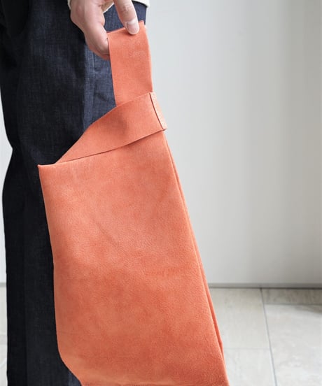 TEHA'AMANA/Pig suede shopping bag/コーラル