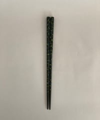 ○津軽塗/箸/グリーン