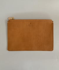 TEHA'AMANA/Square pouch/L/キャメル