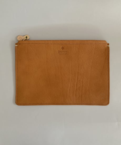 TEHA'AMANA/Square pouch/L/キャメル