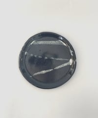 津軽千代造窯 / 丸皿なまこ釉 / A