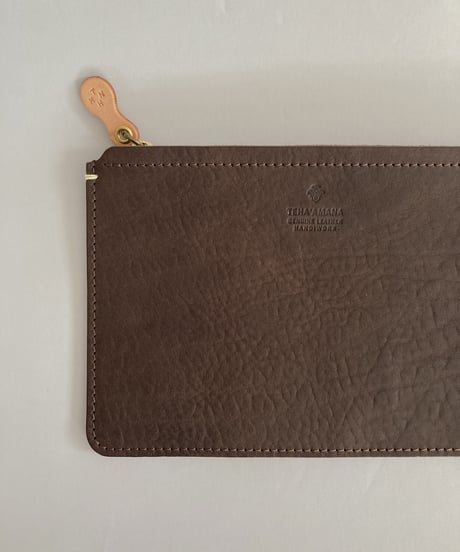 TEHA'AMANA/Square pouch/S/ブラウン