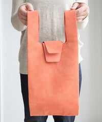 TEHA'AMANA/Leather Mesh Tote/L/ホワイト | FB-TERRACE