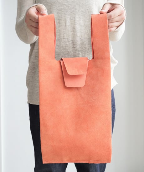 TEHA'AMANA/Pig suede shopping bag/コーラル