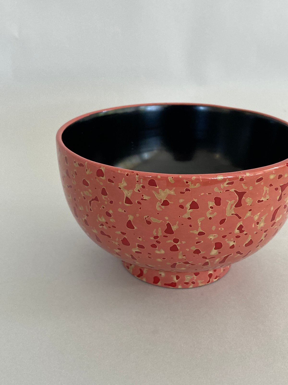 津軽塗り漆器 ちゃびつ 津軽塗 茶櫃 唐塗 丸型 茶びつ 艶仕上げ 漆器 茶道具 茶器入れ