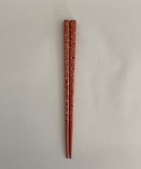 ○津軽塗/箸/ピンク