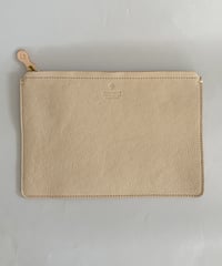 TEHA'AMANA/Square pouch/L/オフホワイト