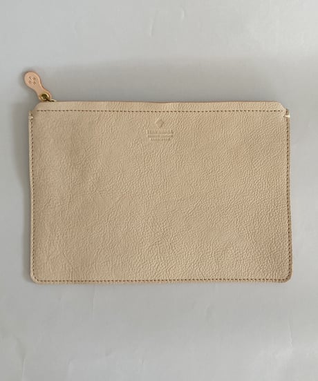 TEHA'AMANA/Square pouch/L/オフホワイト
