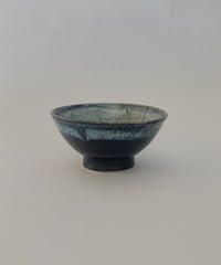 津軽千代造窯 / 飯碗なまこ釉薬 / C