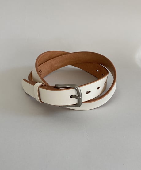 TEHA'AMANA/Copper Rivet Belt/25mm/ホワイト