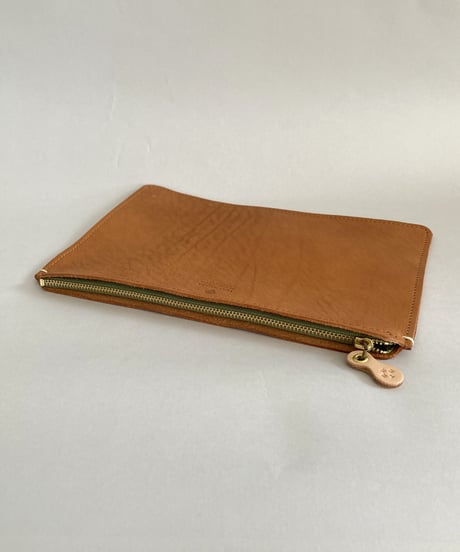 TEHA'AMANA/Square pouch/L/キャメル