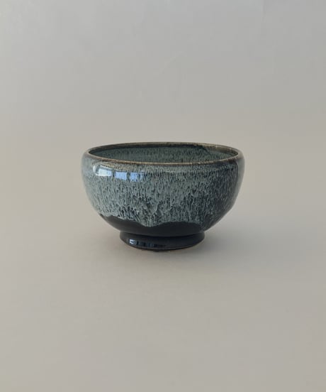 津軽千代造窯 / 鉢(中)なまこ釉
