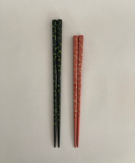 ○津軽塗/箸/ピンク