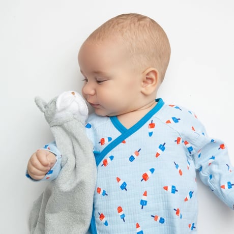 《ブランキー単品 》Grey Bulldog Blankie  グレーブルドッグ グレー色 1189