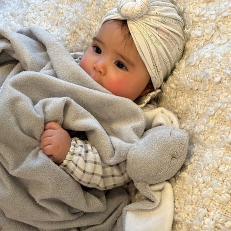 《ナップブランケット 》Grey Bunny Nap Blanket  グレーバニーナップブランケット 2098