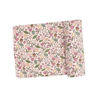 《ストレッチー バンブー スワドル 単品箱入り》どんぐり柄 ACORN FLORAL Stretchy Bamboo Swaddle バンブーレーヨン素材 Fサイズ 桃色 476-F24-ACE