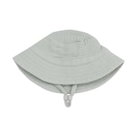 《Muslin Desert Green Sunhat オーガニックコットン素材 バケットハット帽子 無地》薄緑色 単品箱なし 809-S25-SMDG