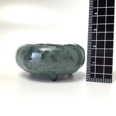 玉木啓子造230517C青銅釉丸鉢
