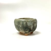 うさぎ庵製240421B緑釉窯変丸鉢