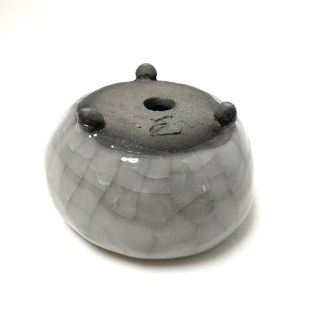 玉木啓子造230529C貫入釉丸鉢
