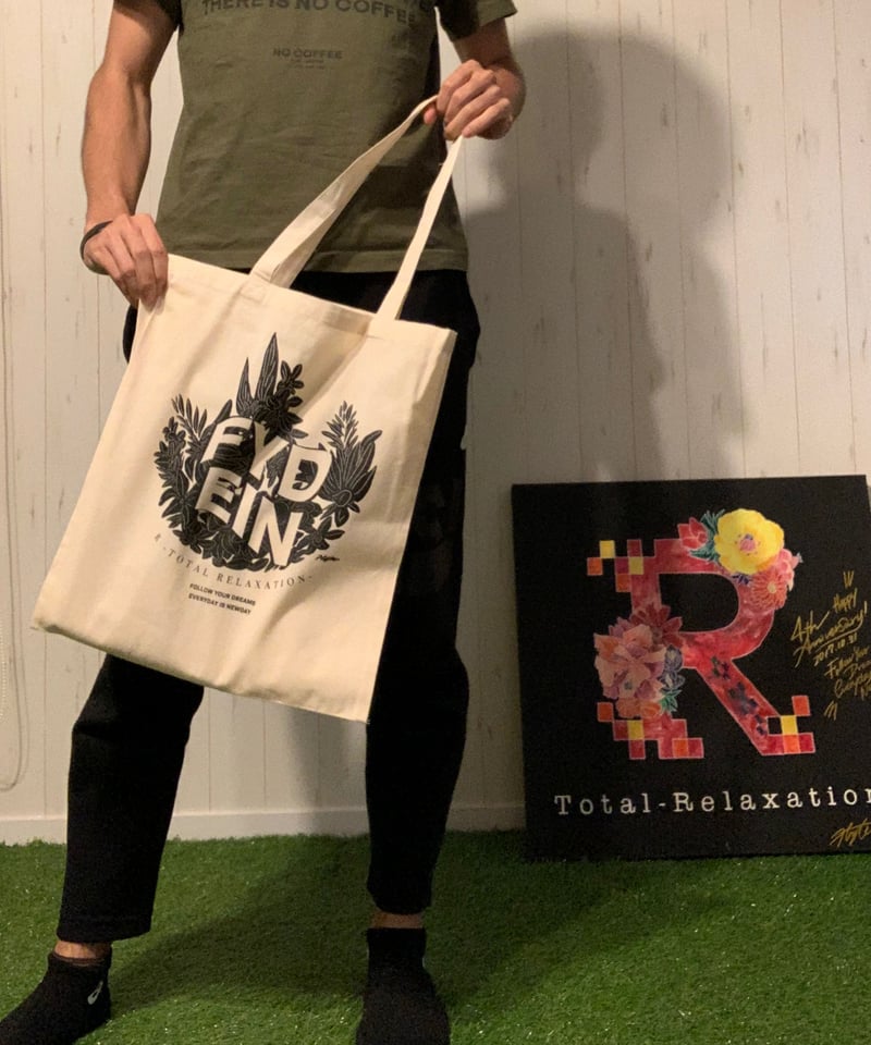 HANA Tシャツ、バッグ Rオリジナルエコバッグ 【 HANA 】 | R〜total relaxation〜