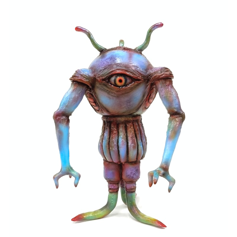 ドロメダ星人 ヘムロックカスタム マーミット スカルヘッドバット ソフビ ドロメダ星人 ヘムロックカスタム | MARMIT