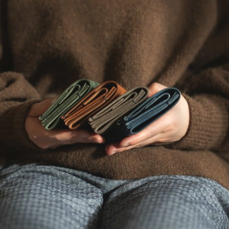 錫と本革 コンパクトウォレット｜イタリアンレザーの上質財布【eito】