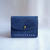 オリジナルステッチ 本革コンパクトウォレット｜イタリアンレザー×オリジナルステッチの上質財布【kanade】