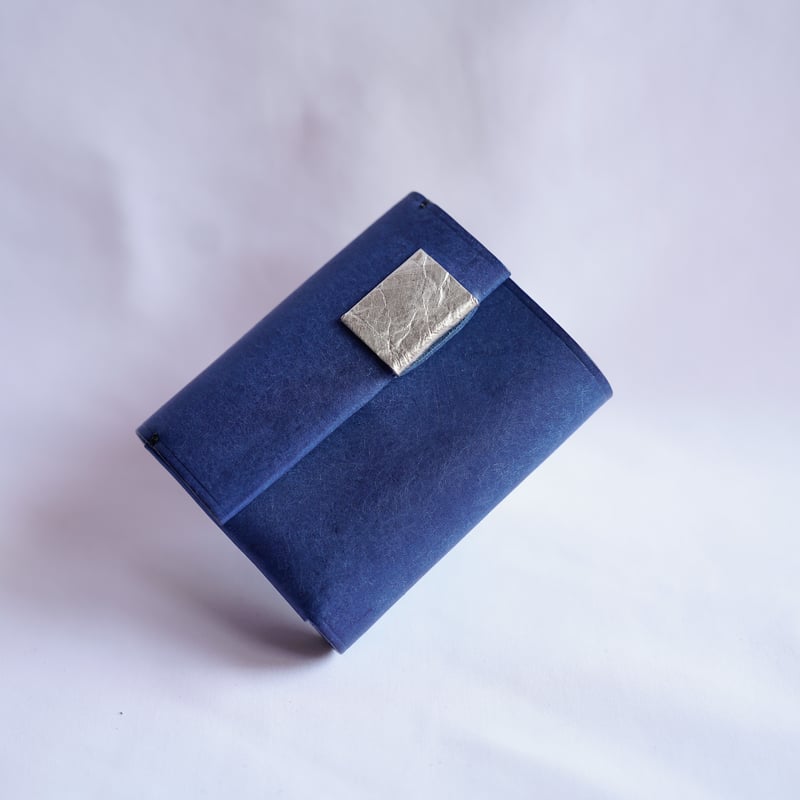 錫と本革 コンパクトウォレット｜錫×イタリアンレザーの上質財布【ao