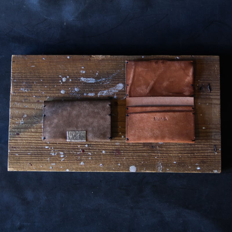 錫と本革 名刺入れ｜錫×イタリアンレザーの名刺入れ【natsuki
