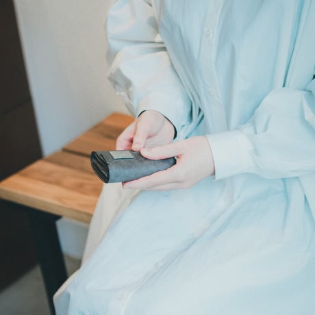 錫と本革 コンパクトウォレット｜錫×イタリアンレザーの上質財布【ao】