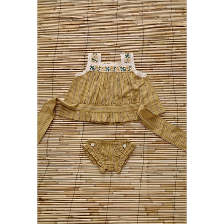 Set - Top & Panty Curry Transat Stripe