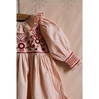 Iris tunique pink dot print