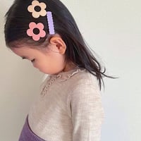 original flower hair clip  - pink set