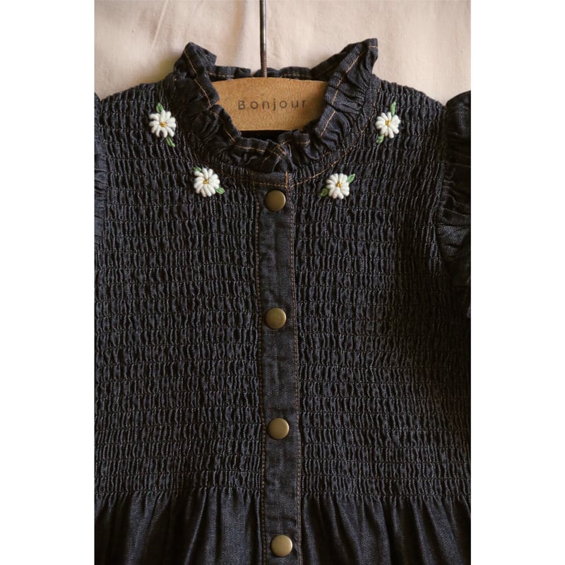 last 4Y】Ibiza dress black denim | Coup de Couer