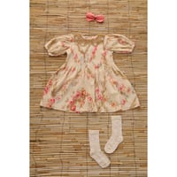 Tunique with Hairclips Antoinette Print crepe