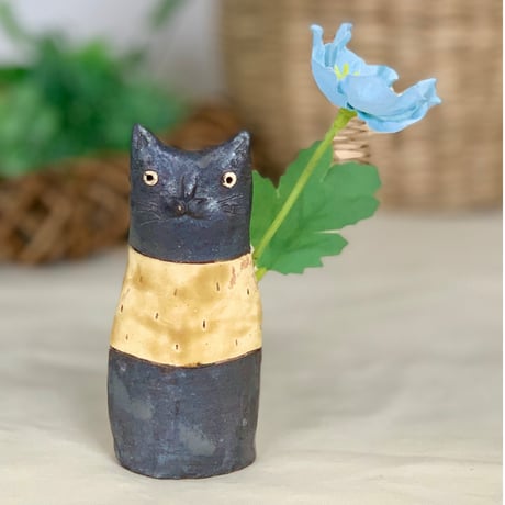 猫花入れ　ha434