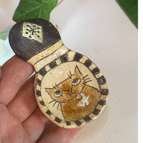 コーヒースプーン　6  茶猫