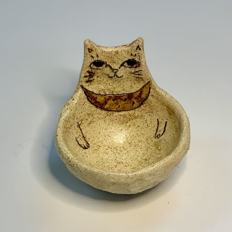 平野照子　ねこ小鉢　so009012
