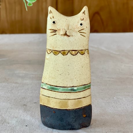 猫花入れ　ha370