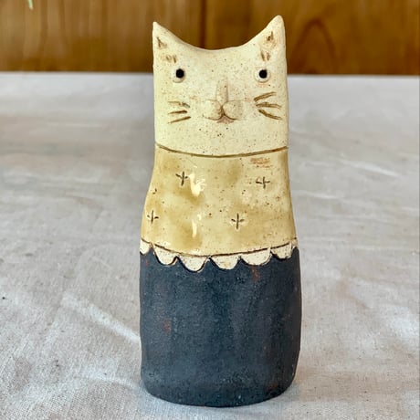 猫花入れ　ha371