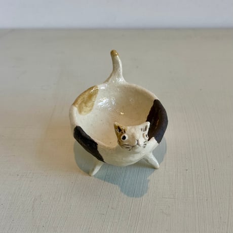 猫型豆鉢　ミケ　so008029