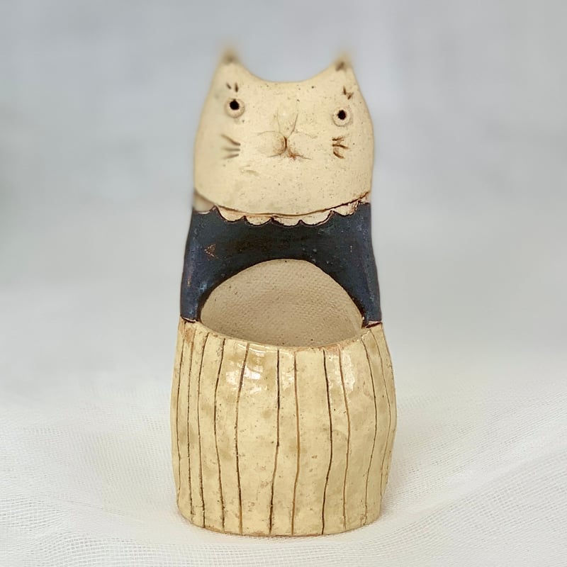 猫花入れ大または植木鉢 ha458 | kusafune's STORE