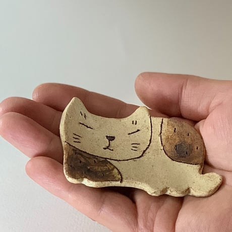 猫型豆皿　チャブチ　sa008017