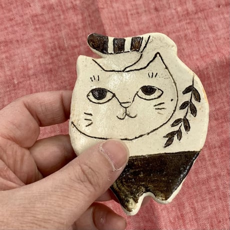 猫型豆皿　sa008029-19