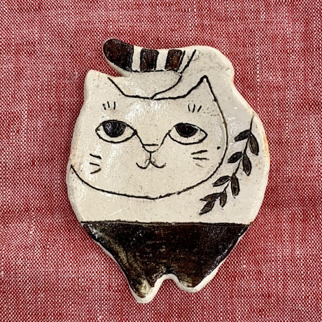 猫型豆皿　sa008029-19