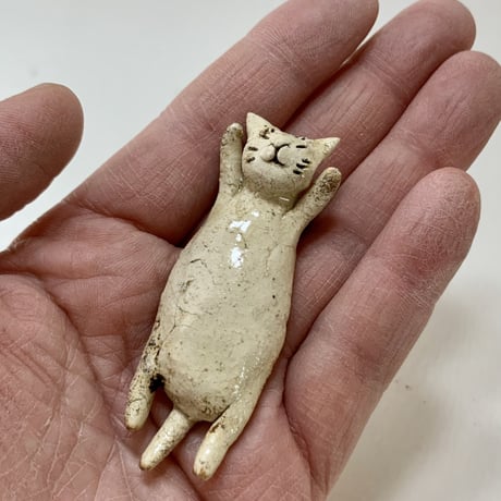 箸置き　万歳猫　hs001001